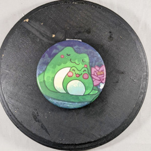 Frog Family Pocket Mirror