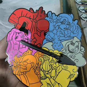 Greek Gods Spinner Pin