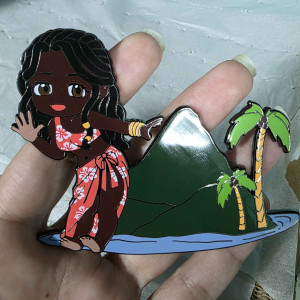 Calypso Enamel Pin