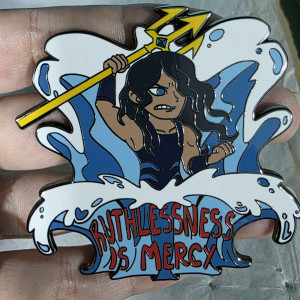 Poseidon Enamel Pin